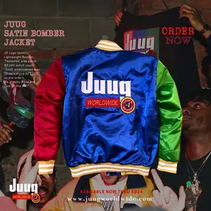 JUUG SATIN BOMBER JACKET