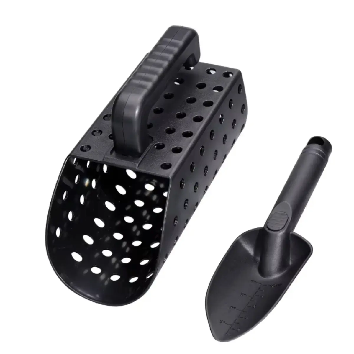 Gold Panning Shovel Plastic Model Portable Gold and Sand Panning Tools Set Portable Beach Shell Treasure Hunting Tool, Sand Screen Digging Tool for Children & Adults, Handle