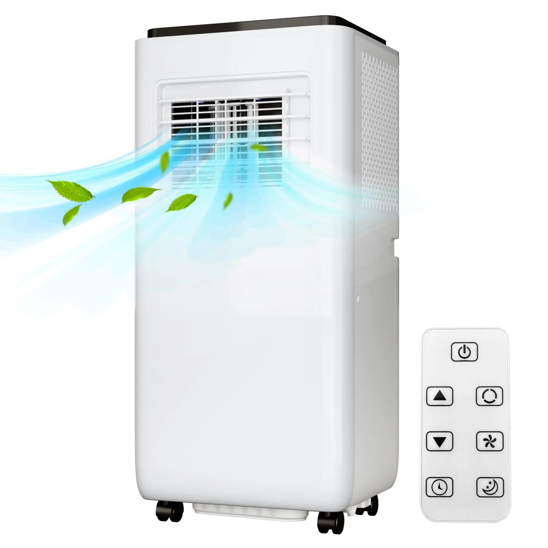 10,000 BTU Portable Air Conditioner, 4-in-1 AC with Cooling, Fan & Dehumidifier, Remote, Cools up to 450 Sq.Ft