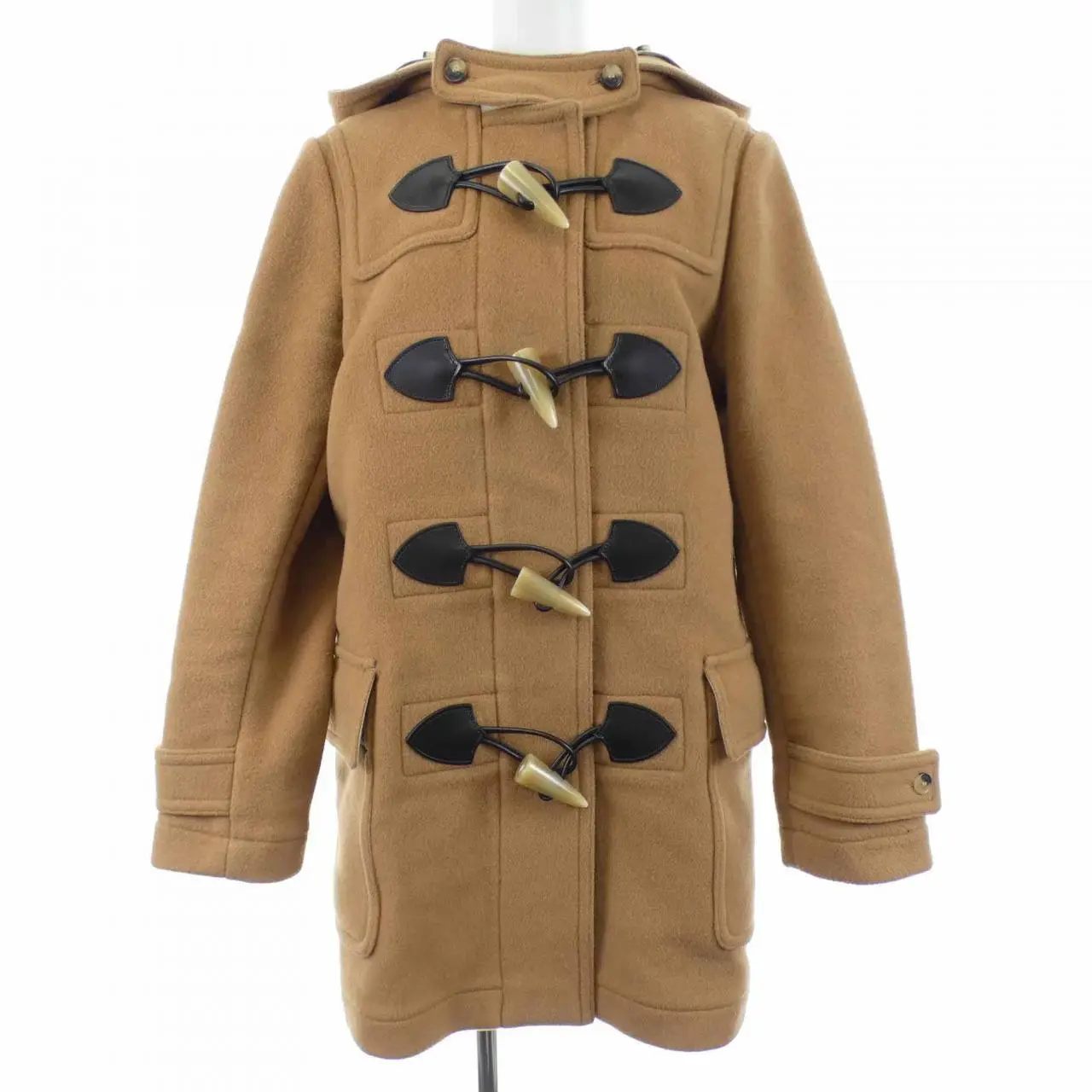Pre-owned BURBERRY Wool Small Leather Goods Duffle Coat