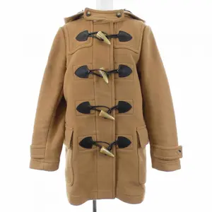 Pre-owned BURBERRY Wool Small Leather Goods Duffle Coat