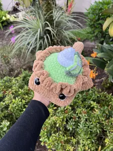 dessert themed crochet stingray plush keylime pie, stawberry milkshake