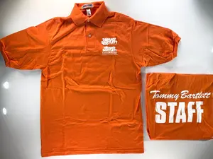 Tommy Bartlett Ski Sky Stage Show & Exploratory STAFF Polo Shirt NEW Orange M