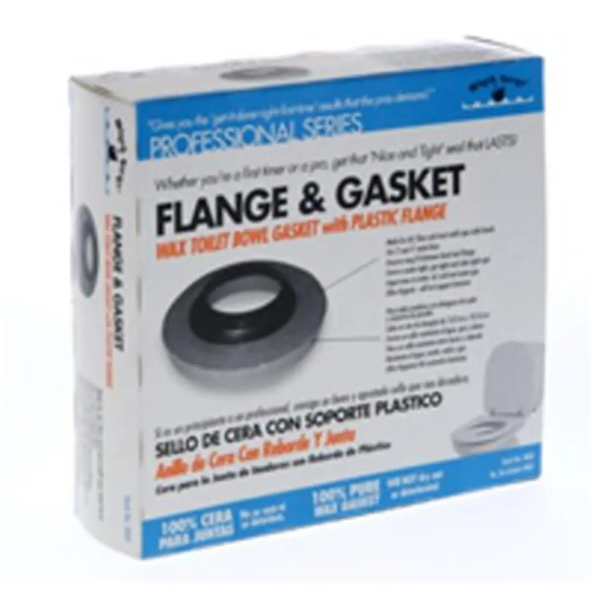 Black Swan Manufacturing 139242002-04420 Plastic Flange, Gasket & Wax Ring - Replacement Bathroom Fixture Accessory