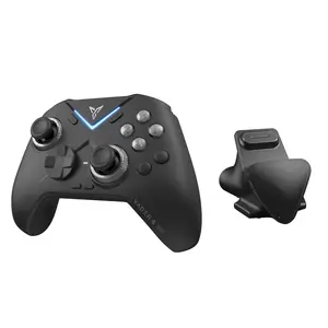 Flydigi Vader 4 Pro Controller with Wireless Charging Dock | Portable 2.4G USB-C Base for PC, Laptop, Mobile & Console Compact Connection window pc rgb light mode