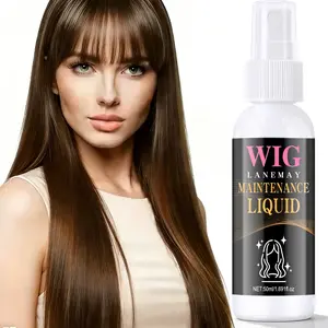 50ml Wig Hair Care Spray - Lightweight & Non-Greasy Formula - Helps Smooth Frizz & Reduce Tangles - Leaves Hair Soft and Easy to Comb - For Synthetic & Human Hair Wigs - Hold Spray