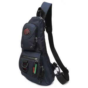 FR Fashion Co. Urban Minimalist Sling Bag High-Quality Nylon Lightweight Durable with Anti-Theft Pocket Water Bottle Holder Adjustable Mesh Strap for Hiking Outdoor Adventures