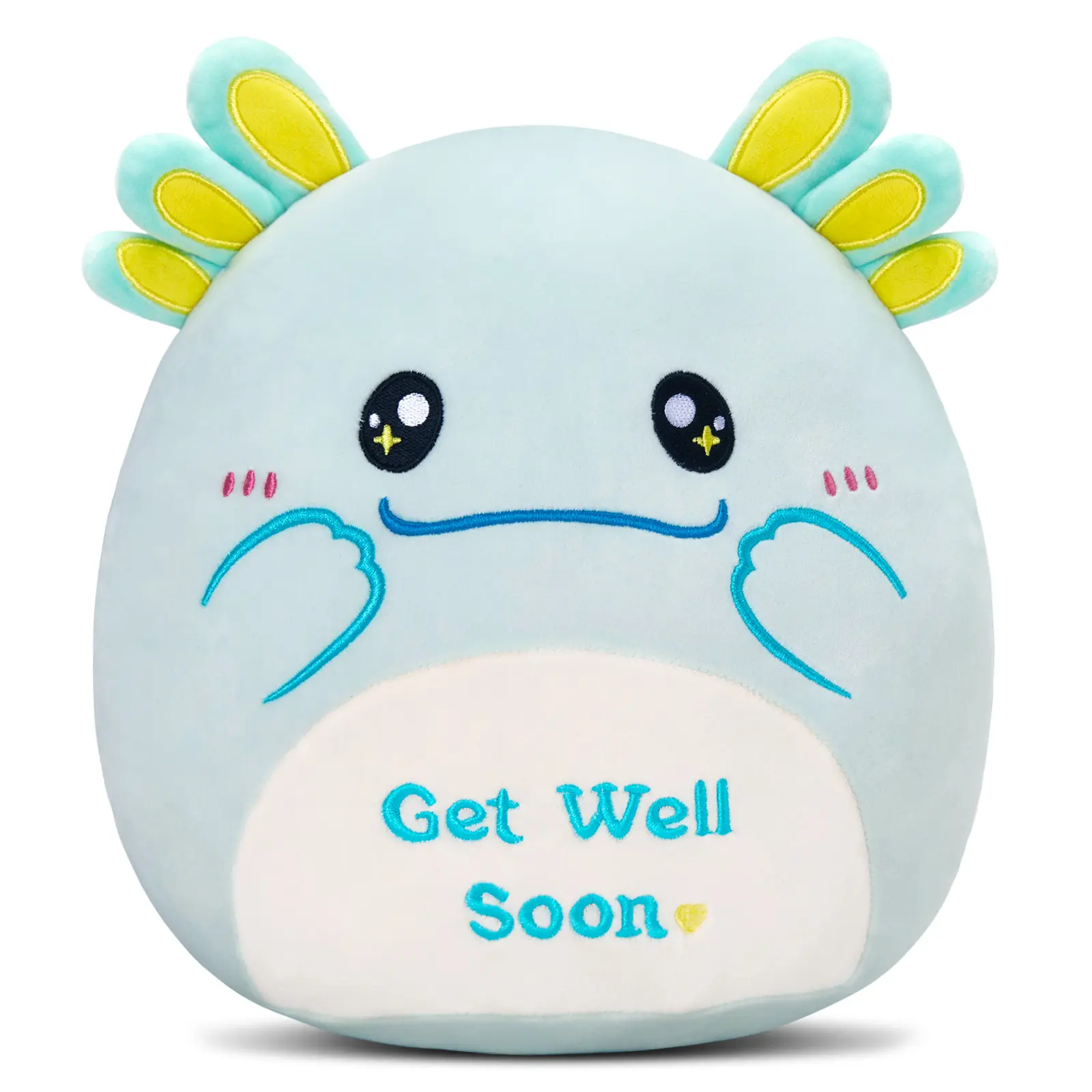 Get well soon Axoloti squishmallow plush
