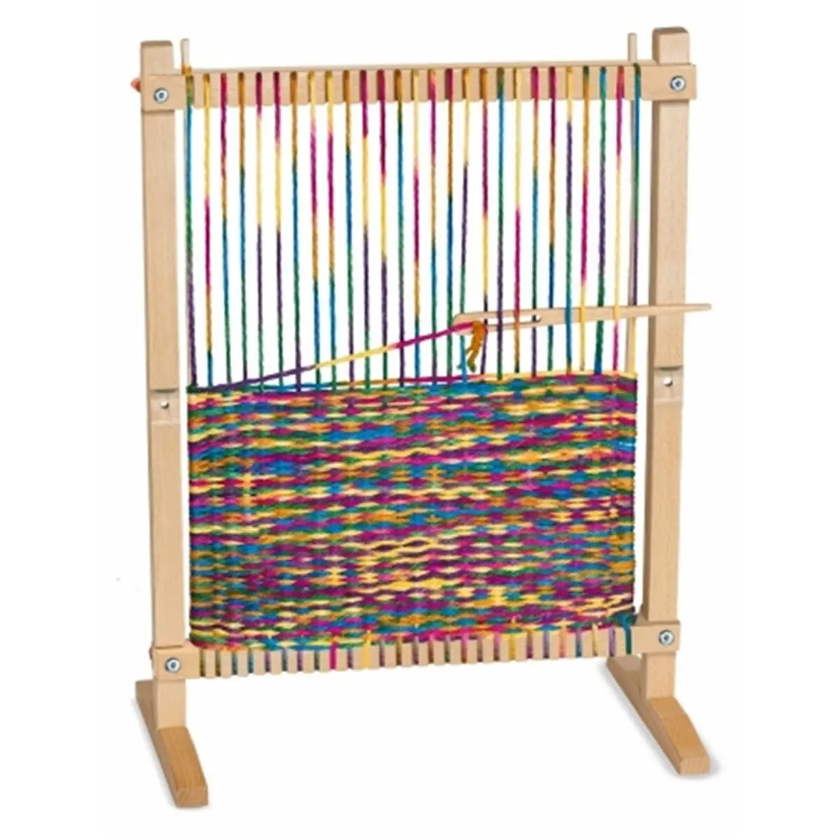 Melissa And Doug 9381 Multi-Craft Weaving Loom, Crafting Tool for 6-15 Years, Includes 42 Picture Strips, 83 m Weaving Yarn (Educational School & Office Stationery Supply)