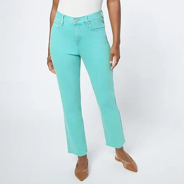 DG2 by Diane Gilman New Classic Stretch Overdye Straight Ankle Jean