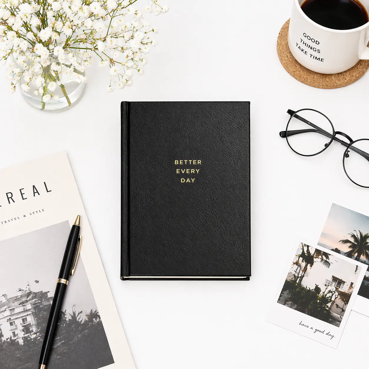 Better Every Day Journal, Daily Gratitude & Self Care Guided Journal for Positive Mindset, Reflection, Mindfulness, Gift for Women Teens Adults