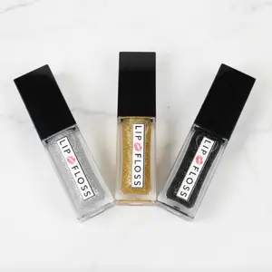 The Martha Lou Collection Lip Floss High Shine lip gloss is a non-sticky formula enriched with shea butter and vitamin E to moisturize and soften lips. It provides a high-shine, lightweight, and is long-lasting with a bling finish   4.5ml