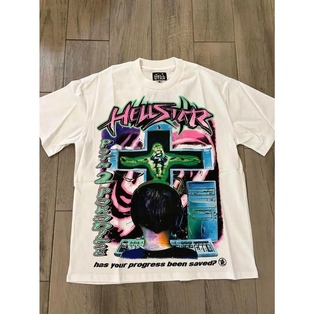Hell-star Online shirt White Brand New streetwear clothing Unisex Crewneck T-shirts, Sweatshirts, Hoodies For Men and Women NHE