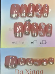 Lili(9250)gc.30$8set nails with toenails match ，With randomness, different styles and combinations  (If you need a specific type, you can make a note or come live choose )
