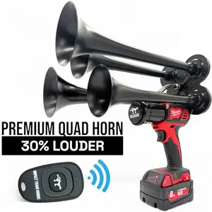 Milwaukee Premium Quad Train Horn - High-Quality Design