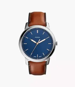 Fossil Minimalist Men's Three-Hand, Stainless Steel Watch Fossil Minimalist Men's Three-Hand, Stainless Steel Watch