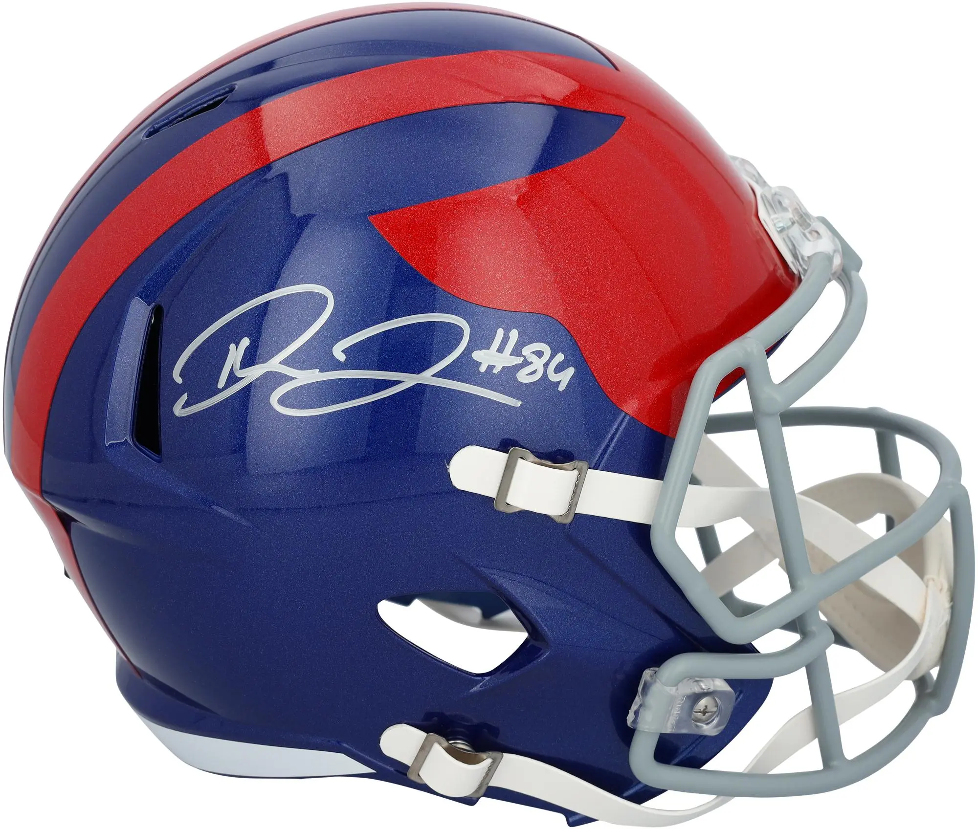 Theo Johnson New York Giants Autographed Riddell 2024 Alternate Speed Replica Helmet - Fanatics Authentic Certified