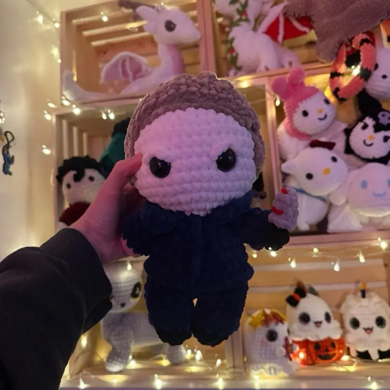 Crochet Halloween Scary Dude Amigurumi Plush