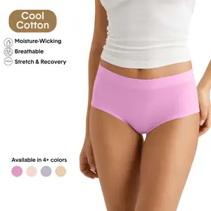 Tommy John Women’s High Rise Cotton Brief | Breathable Moisture-Wicking Underwear | Full Coverage, No Ride-Up, Tagless Comfort