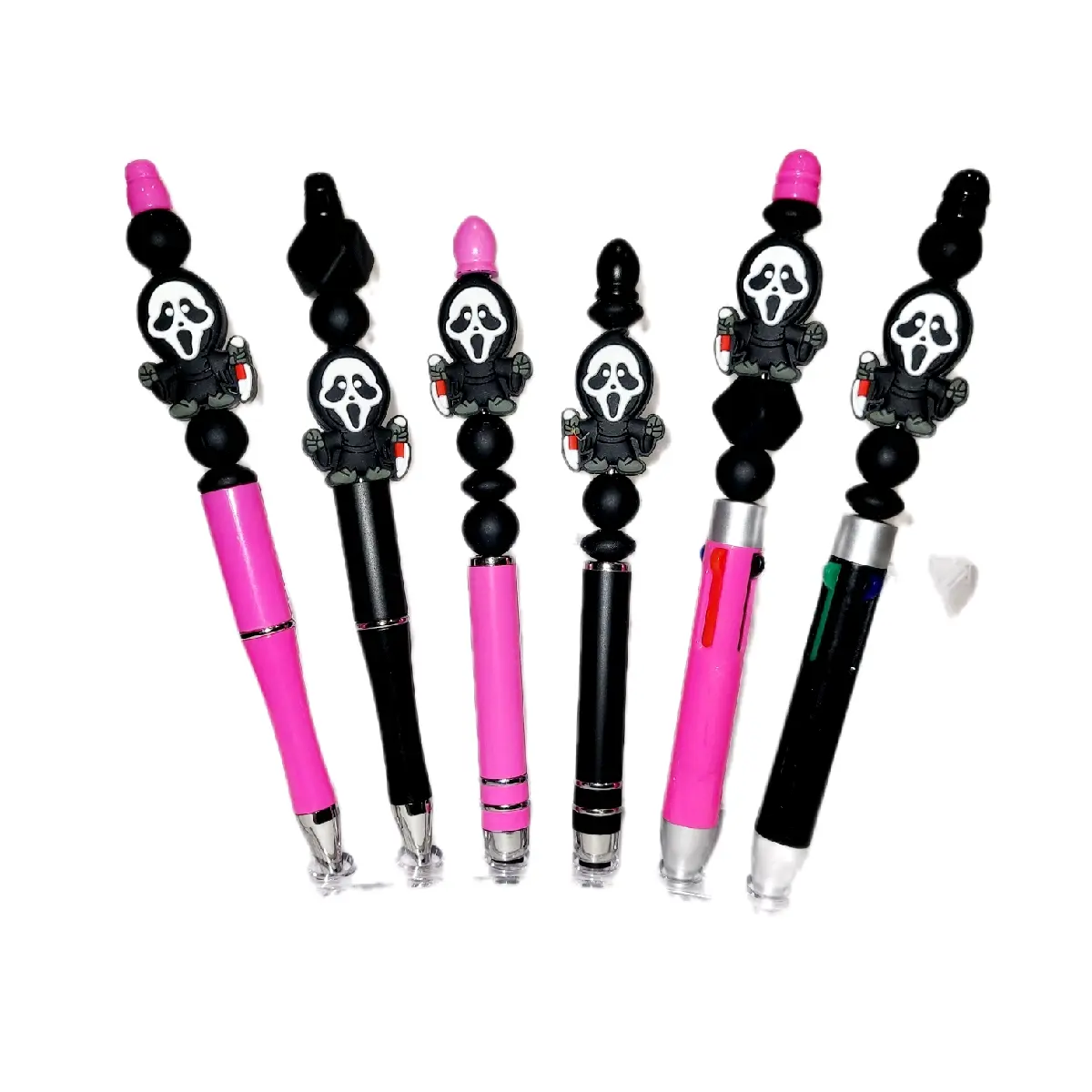 Ghost Face Black Ink Pen