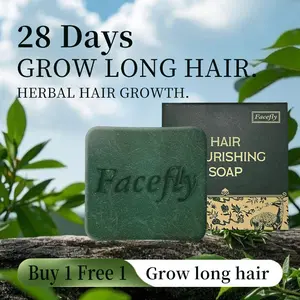 Facefly Anti Hair Loss Shampoo Bar – Sophora Flavescens Root Extract , Ginseng &  Soapberry, Strengthens Roots, Reduces Hair Fall, for Thinning Hair, Sulfate-Free, Herbal Hair Growth Soap 180g Haircare Cleansing Conditioner Biotin Hair Conditioner Bar