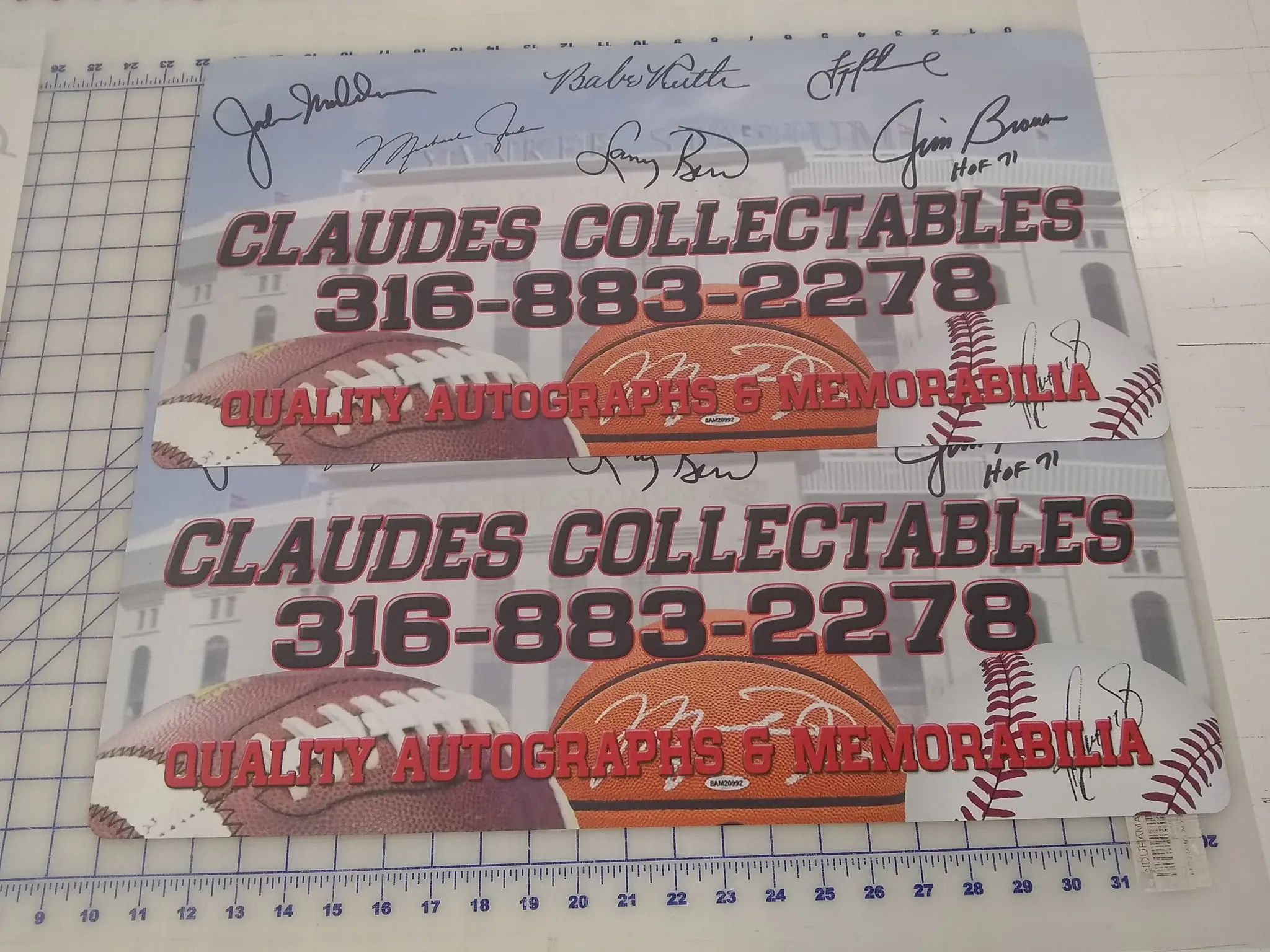 Magnetic Signs 12" x 24" Full Color