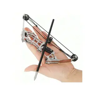 7.5" Mini Compound Bow Kit Arrows Target Shooting Archery Pocket Bow cross  bow  nocks Mini Compound Hunting Archery Set Carbon