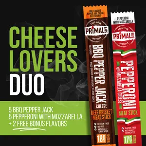 Cheese Lovers Duo + 2 FREE Sticks
