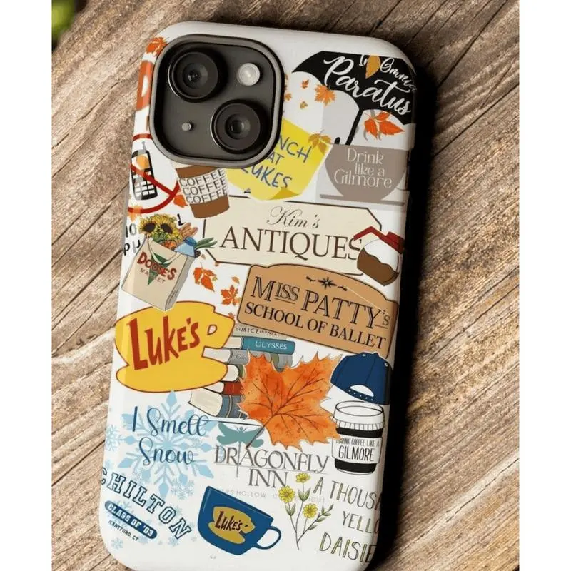 Adorable Gilmore Girls Fall Phone Case, Cute Tough Phone Case, For Girls Protective Cover, Suitable for iPhone 17/16/15/14/13/12/11 Pro Max/Plus and Samsung Galaxy S23FE/22/23/24/25 - TikTok Shop Adorable Gilmore Girls Fall Phone Case, Cute Tough Phone Case, For Girls Protective Cover, Suitable for iPhone 17/16/15/14/13/12/11 Pro Max/Plus and Samsung Galaxy S23FE/22/23/24/25 - TikTok Shop