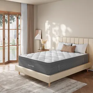 Sweetnight 14/16 inch Medium Gel Memory Foam Hybrid Mattresses, CertiPUR-US, OEKO-TEX Certified