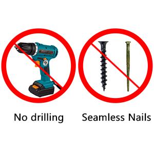 Strong Adhesive Screw Hooks No Drill, Heavy Duty 2-in-1 Wall Mount Bolt Hooks for Shelf and Hanging, Waterproof No Nail Hooks, Removable Adhesive Bolt Hooks, Waterproof Oilproof No Nail Shelf Mount