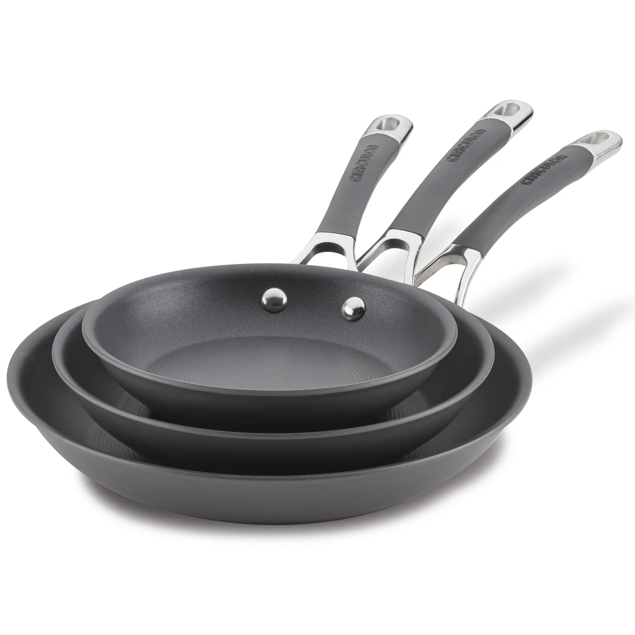 3-Piece Nonstick Frying Pan Set 3-Piece Nonstick Frying Pan Set