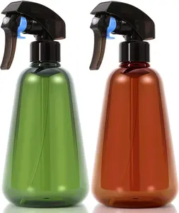 2 Pack Spray Bottle for Plants, 16oz – Ultra Fine Mist Plant Mister, Leak-Proof Water Sprayer for Indoor Gardening, Hair Care & Cleaning Solutions