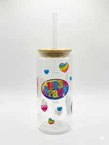Lisa Frank Design 1 Bottle with Bamboo Lid