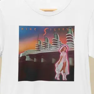 Xanadu 80's Retro Kira Olivia Newton-John Nine Sisters Album Cover T-Shirt by Pa