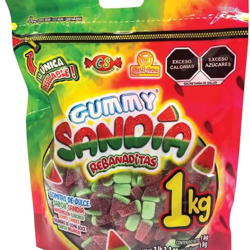 Gummy Sandia Rebanaditas | 1kg