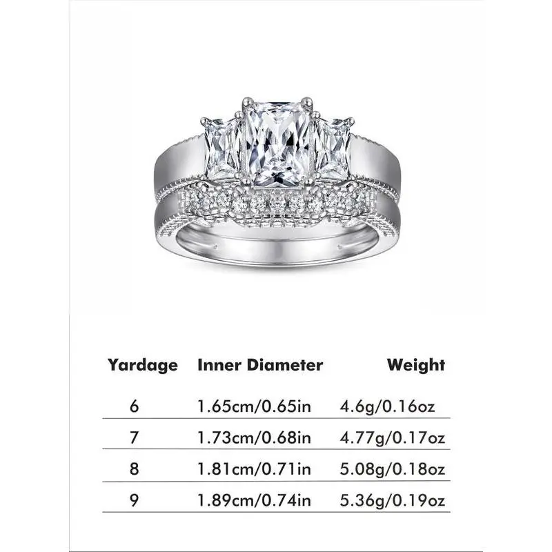 S925 Sterling Silver Luxury Sparkle Geometric Zircon Engagement Rings, Fashion Promise Wedding Ring, Ladies Fine Jewelry Anniversary Gift S925 Sterling Silver Luxury Sparkle Geometric Zircon Engagement Rings, Fashion Promise Wedding Ring, Ladies Fine Jewelry Anniversary Gift