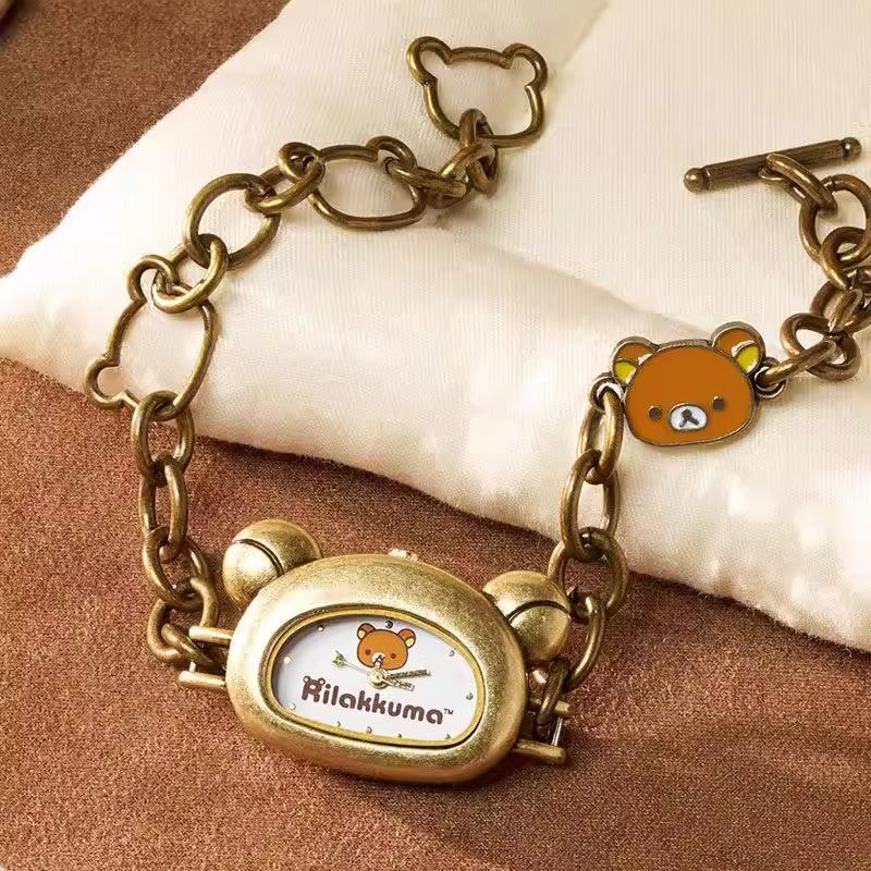 MINISO Rilakkuma Gulu Gulu Moment Series Wristband Watch Blind Box | Trendy Fashion Gift for Friends & Perfect Holiday Present & Holiday Surprise