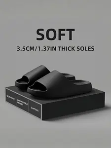 Men's World Cup gift, men's and women's large size cloud slippers, all-season non-slip soft and comfortable EVA sandals, light and comfortable choice for home and leisure, lightweight beach slippers, size 40-45
