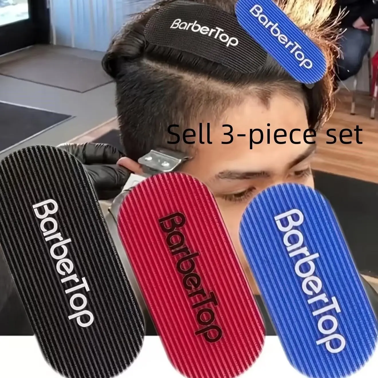 3pcs Different Size Curl Hair Stickers, Hair Styling Accessories, Fringe Hair Patch, Suitable for Barbers, Makeup Artists, Home Use, Hair Styling Tools, Hairdresser Accessories
