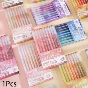 9 Colors Gel Pen Set for Journaling Writing Drawing, Fine Tip Pens with Highlighter for Note Taking, Planner Supplies, 0.5mm Ink Colors, Fine Tip Markers, Writing Stationery