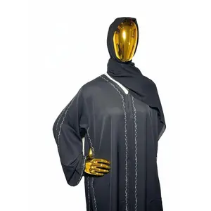 Minimal Black Abaya