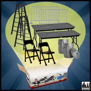 Wrestling Figure Gear Accessory Set 2 For WWE & AEW Wrestling Action Figures