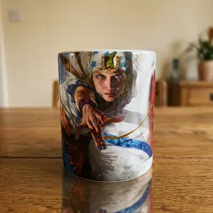 JOJO SBR “Johnny Joestar” Original Artwork Mug, 11oz Ceramic Coffee Cup, Anime Gift for Fans, Unique Desk Decor Manga Merch