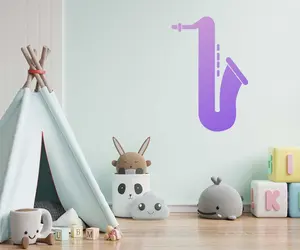 Saxophone Stencil - Art and Wall Stencil