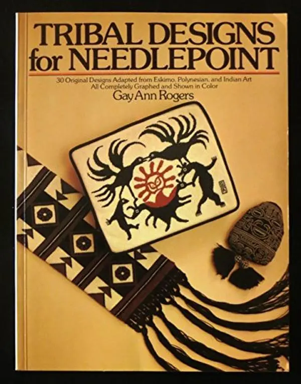 USED-Tribal designs for needlepoint: 30 original designs adapted from Eskimo, Polynesian, and Indian art by Gay Ann Rogers (Paperback)