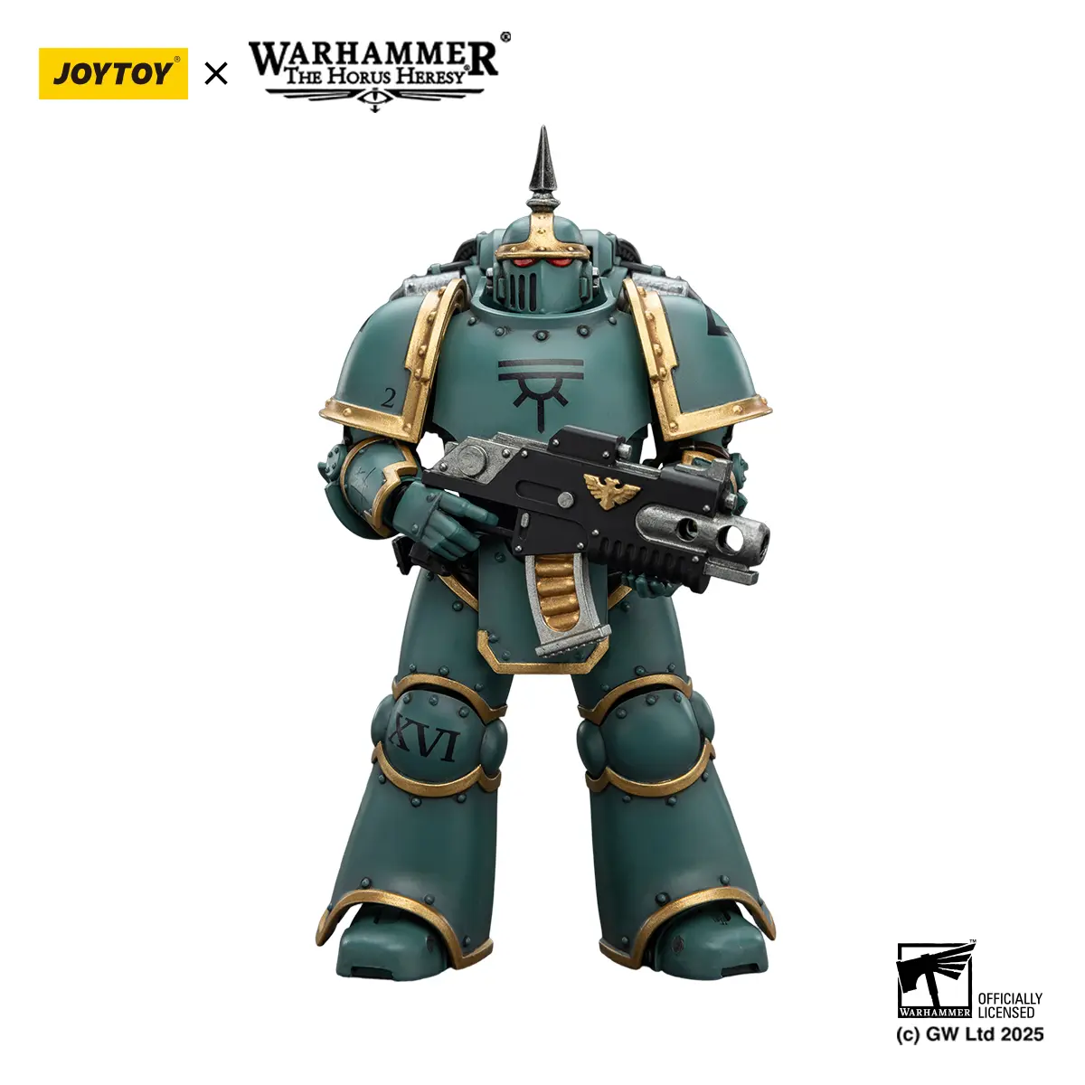 JOYTOY 1/18 Scale Holding Action Figure - Sons of Horus MK-III Tactical Legionary Collectible Model Figure, JT02687, Minifigures Action Figures, Hyper-Realistic Action Figures