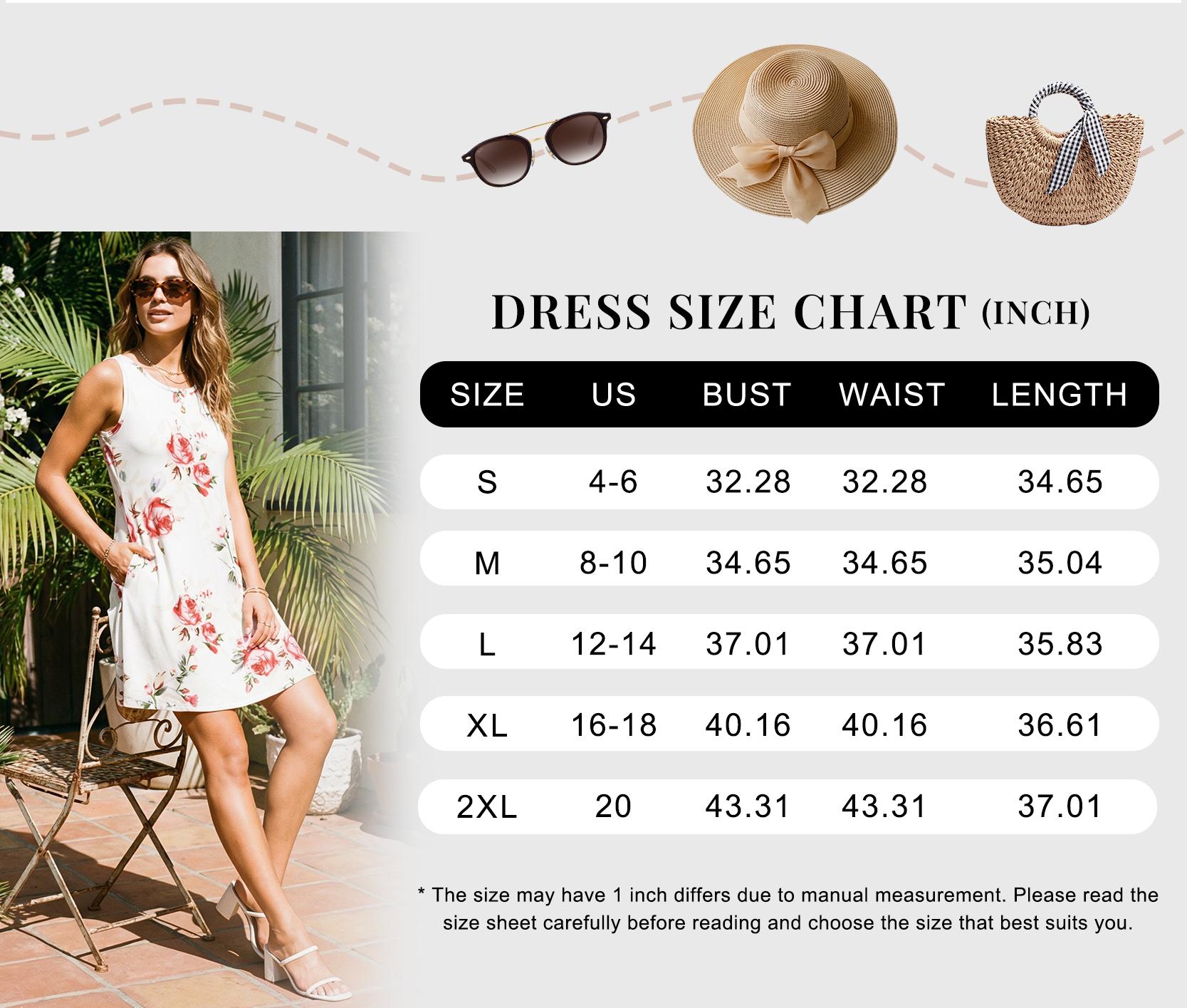 AUSELILY Women's Boho Floral Summer Dress Sleeveless Casual Beach Sundress with Pockets 2026 New Womenswear SpringStatements