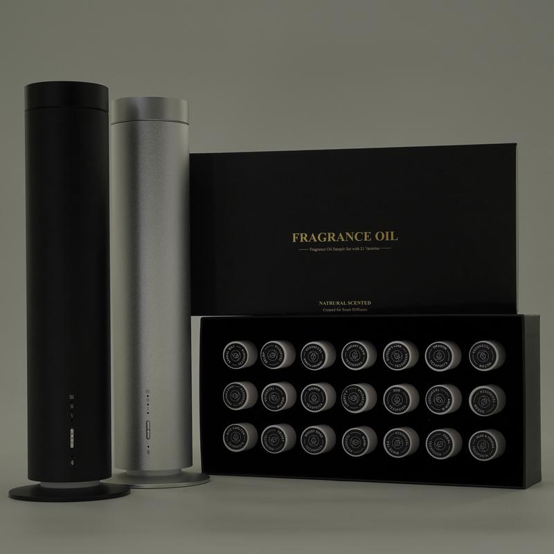 Feeling Fragrance Diffuser Air 2 Discovery Kit with Cold-Air Diffusion Technology Covers 1000 Sqft Rechargeable Battery Wi-Fi Control Top 3 Luxury Hotel-Inspired Scents 20ml Oil
