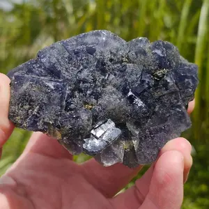 Medium Size Daylight Fluorite with Pyrite